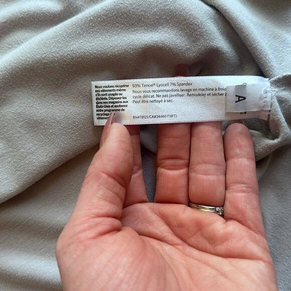 Eileen Fisher Long Sleeve Blue/Grey Top Tunic Size Small - Picture 10 of 11